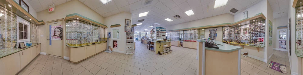 Super Optical Store in Uptown of Waterloo Ontario. 360 Degree Spherical Panorama Virtual Tour