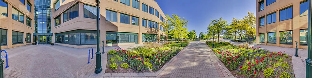 Waterloo City Centre Building at 100 Regina St. S. City Hall 360 Degree Spherical Panorama. Virtual Tour