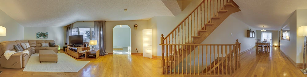 Toronto Townhouse 360 Degree Spherical Panorama for Real Estate Listing
